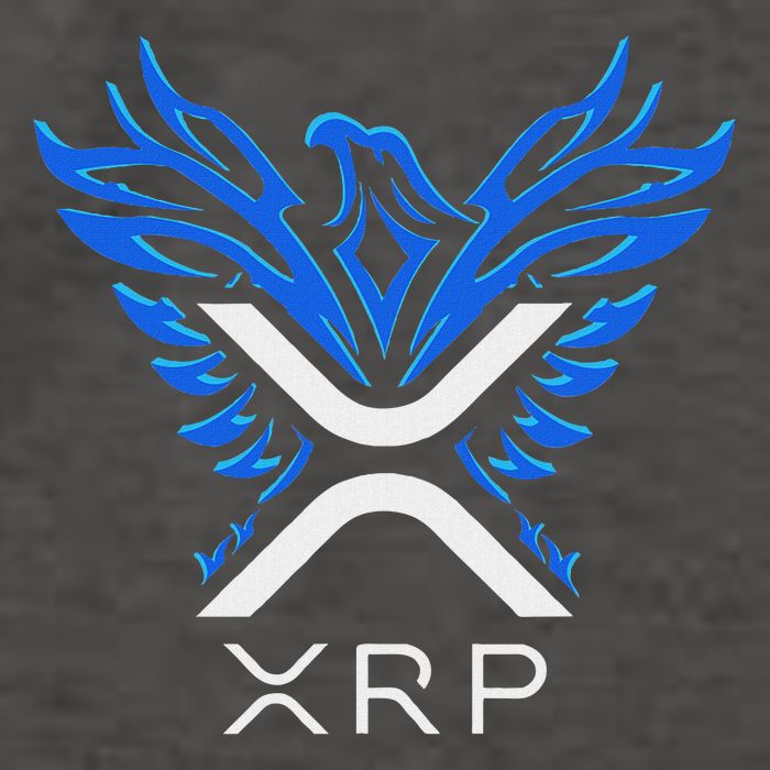 Rising Phoenix Xrp Cryptocurrency Vector Backpack