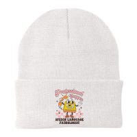 Retro Professional Yapper Speech Language Pathologist Slp Knit Cap Winter Beanie