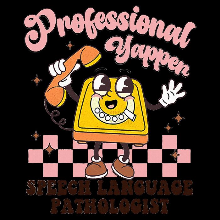 Retro Professional Yapper Speech Language Pathologist Slp 16oz Travel Tumbler