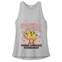 Retro Professional Yapper Speech Language Pathologist Slp Ladies PosiCharge Tri-Blend Wicking Tank