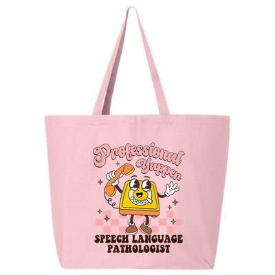 Retro Professional Yapper Speech Language Pathologist Slp 25L Jumbo Tote