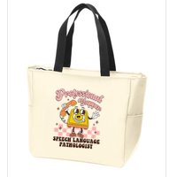 Retro Professional Yapper Speech Language Pathologist Slp Zip Tote Bag