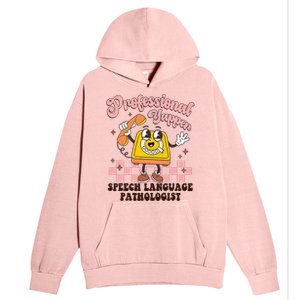 Retro Professional Yapper Speech Language Pathologist Slp Urban Pullover Hoodie