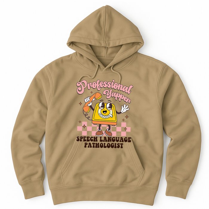 Retro Professional Yapper Speech Language Pathologist Slp Hoodie
