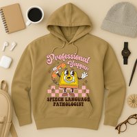 Retro Professional Yapper Speech Language Pathologist Slp Hoodie
