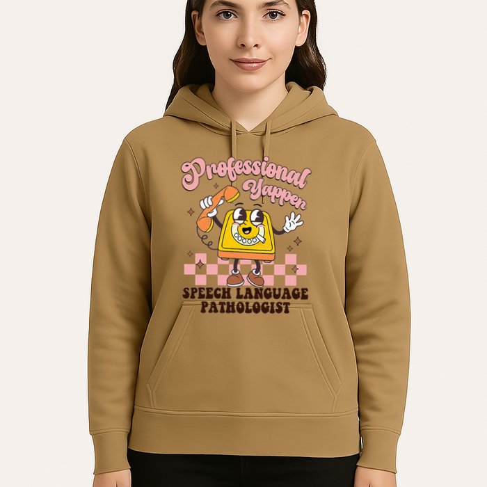Retro Professional Yapper Speech Language Pathologist Slp Hoodie
