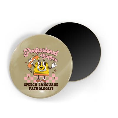 Retro Professional Yapper Speech Language Pathologist Slp Magnet