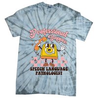 Retro Professional Yapper Speech Language Pathologist Slp Tie-Dye T-Shirt