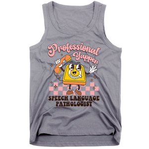 Retro Professional Yapper Speech Language Pathologist Slp Tank Top