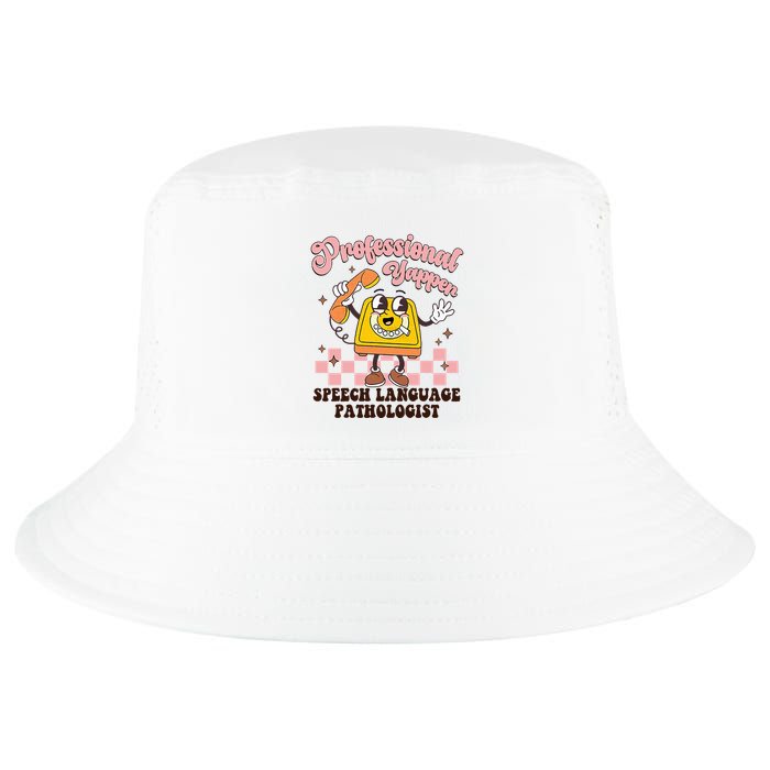 Retro Professional Yapper Speech Language Pathologist Slp Cool Comfort Performance Bucket Hat