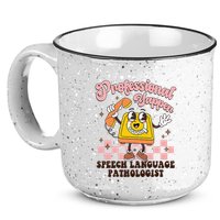 Retro Professional Yapper Speech Language Pathologist Slp 15oz Campfire Ceramic Mug
