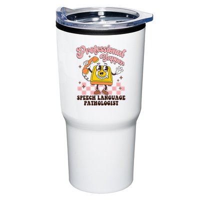 Retro Professional Yapper Speech Language Pathologist Slp Tumbler