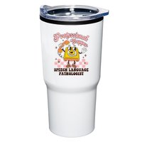 Retro Professional Yapper Speech Language Pathologist Slp Tumbler