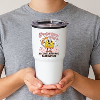 Retro Professional Yapper Speech Language Pathologist Slp Tumbler