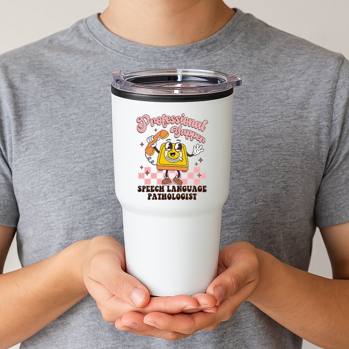 Retro Professional Yapper Speech Language Pathologist Slp Tumbler