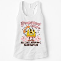 Retro Professional Yapper Speech Language Pathologist Slp Womens Tank Top