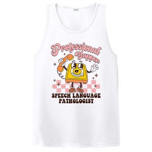 Retro Professional Yapper Speech Language Pathologist Slp PosiCharge Competitor Tank