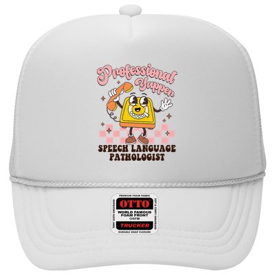 Retro Professional Yapper Speech Language Pathologist Slp Trucker Hat