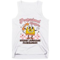 Retro Professional Yapper Speech Language Pathologist Slp Tank Top