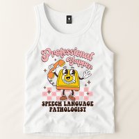 Retro Professional Yapper Speech Language Pathologist Slp Tank Top