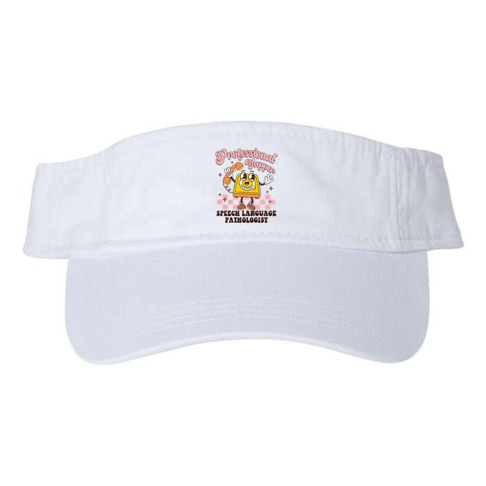 Retro Professional Yapper Speech Language Pathologist Slp Visor