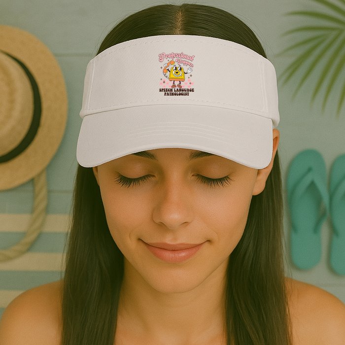 Retro Professional Yapper Speech Language Pathologist Slp Visor