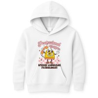 Retro Professional Yapper Speech Language Pathologist Slp Kids Hoodie