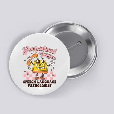 Retro Professional Yapper Speech Language Button