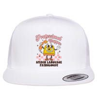 Retro Professional Yapper Speech Language Flat Bill Trucker Hat