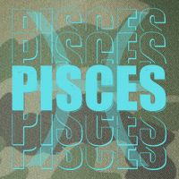 Retro Pisces Zodiac Symbol Legacy Tie Dye Trucker Hat