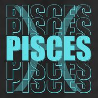 Retro Pisces Zodiac Symbol Adult Drive Performance Visor
