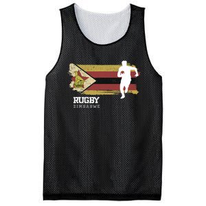 Rugby Player Zimbabwe Flag Sports Ball Rugby Mesh Reversible Basketball Jersey Tank