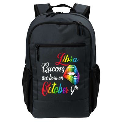 Rainbow Queens Are Born On October 9th Libra Birthday Gift Daily Commute Backpack