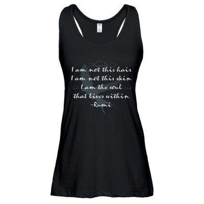 Rumi Quote Beautiful With Flying Bird Ladies Essential Flowy Tank