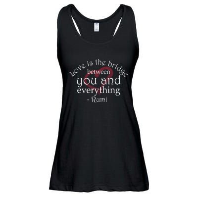 Rumi Quote Beautiful With Heart Ladies Essential Flowy Tank