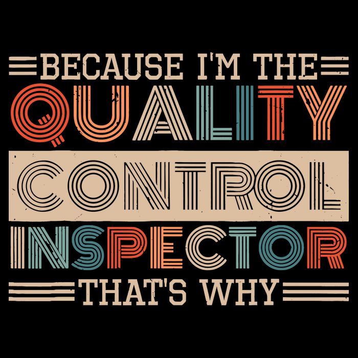 Retro Quality Control Design For Quality Control Inspectors Backpack