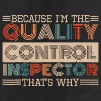 Retro Quality Control Design For Quality Control Inspectors Microfiber Hand Towel