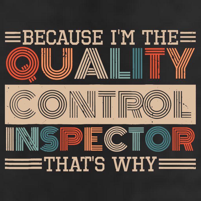 Retro Quality Control Design For Quality Control Inspectors Microfiber Hand Towel