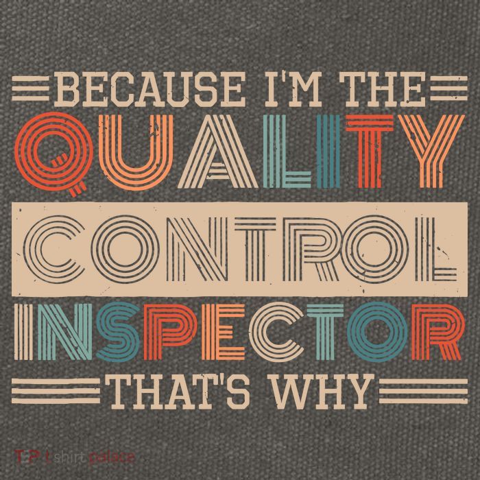 Retro Quality Control Design For Quality Control Inspectors Cotton Canvas Backpack