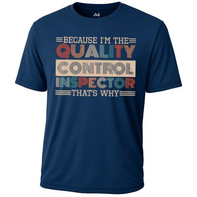 Retro Quality Control Design For Quality Control Inspectors Performance Shirt