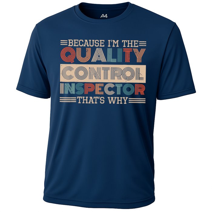 Retro Quality Control Design For Quality Control Inspectors Performance Shirt