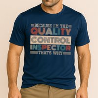 Retro Quality Control Design For Quality Control Inspectors Performance Shirt