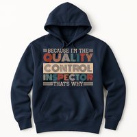 Retro Quality Control Design For Quality Control Inspectors Hoodie