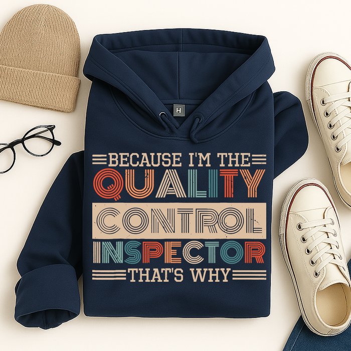 Retro Quality Control Design For Quality Control Inspectors Hoodie