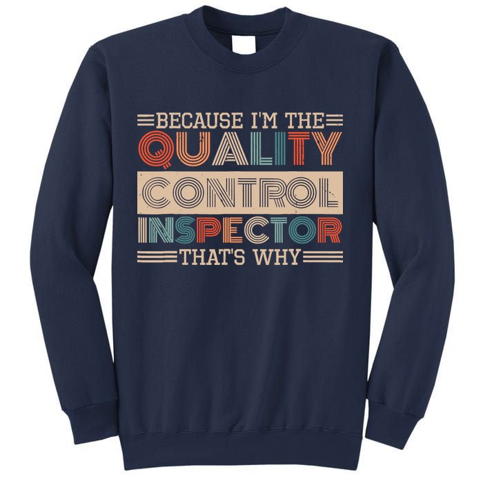 Retro Quality Control Design For Quality Control Inspectors Sweatshirt