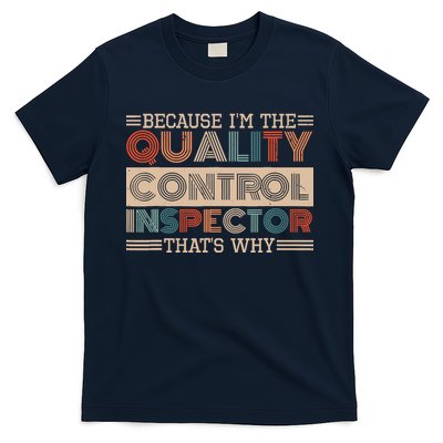 Retro Quality Control Design For Quality Control Inspectors T-Shirt