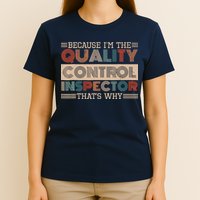 Retro Quality Control Design For Quality Control Inspectors T-Shirt