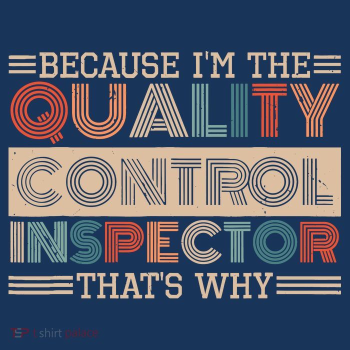 Retro Quality Control Design For Quality Control Inspectors Tall T-Shirt
