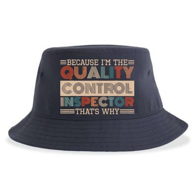 Retro Quality Control Design For Quality Control Inspectors Sustainable Bucket Hat