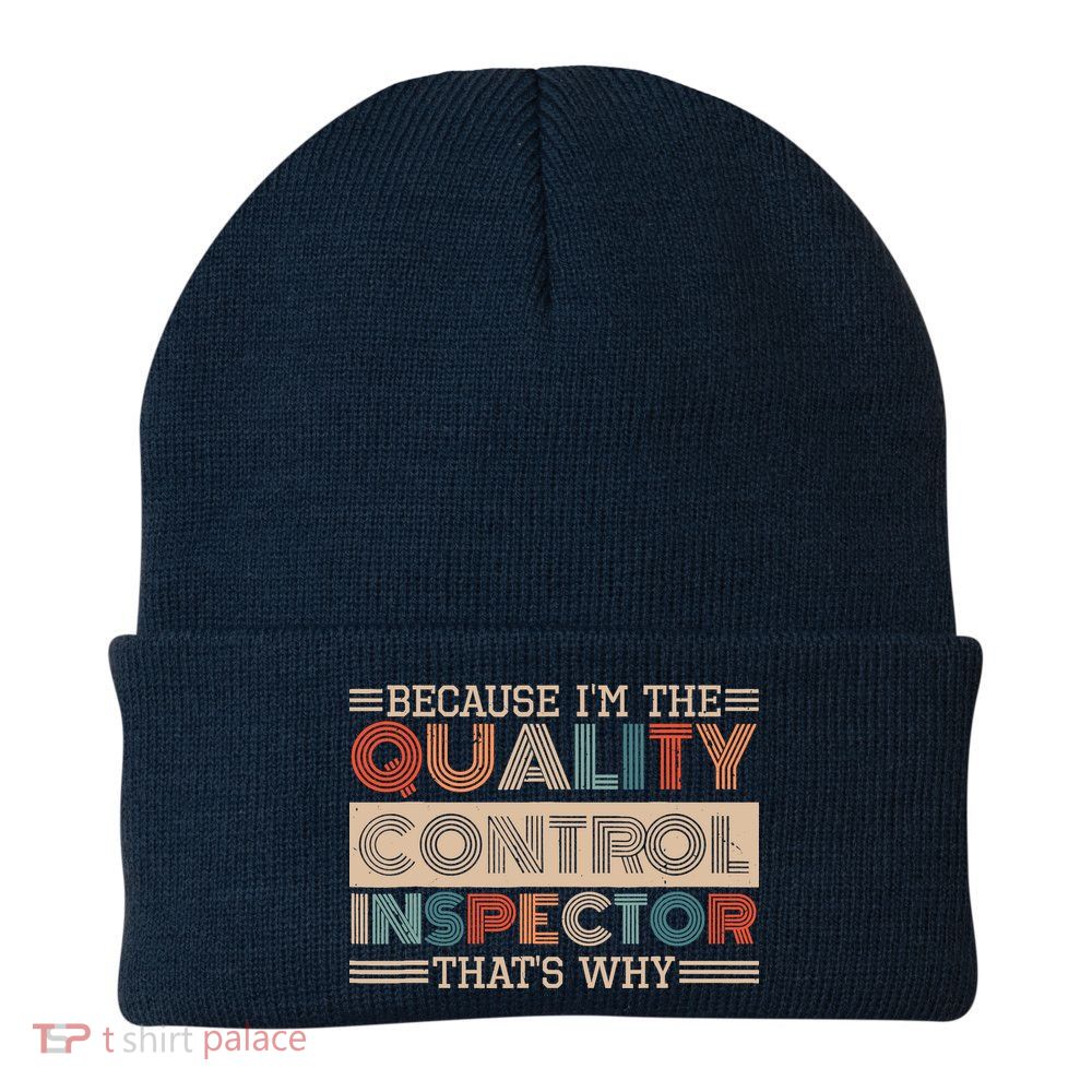 Retro Quality Control Design For Quality Control Inspectors Beanie